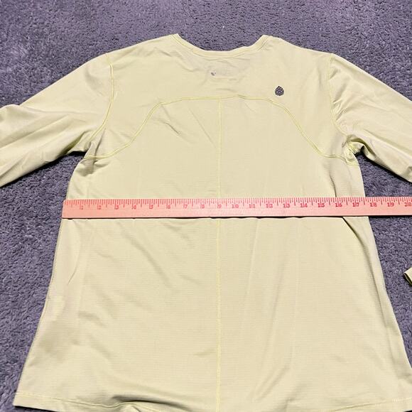 Stio Long Sleeve Shirt Womens Small Green Performance *stains - Picture 5 of 9